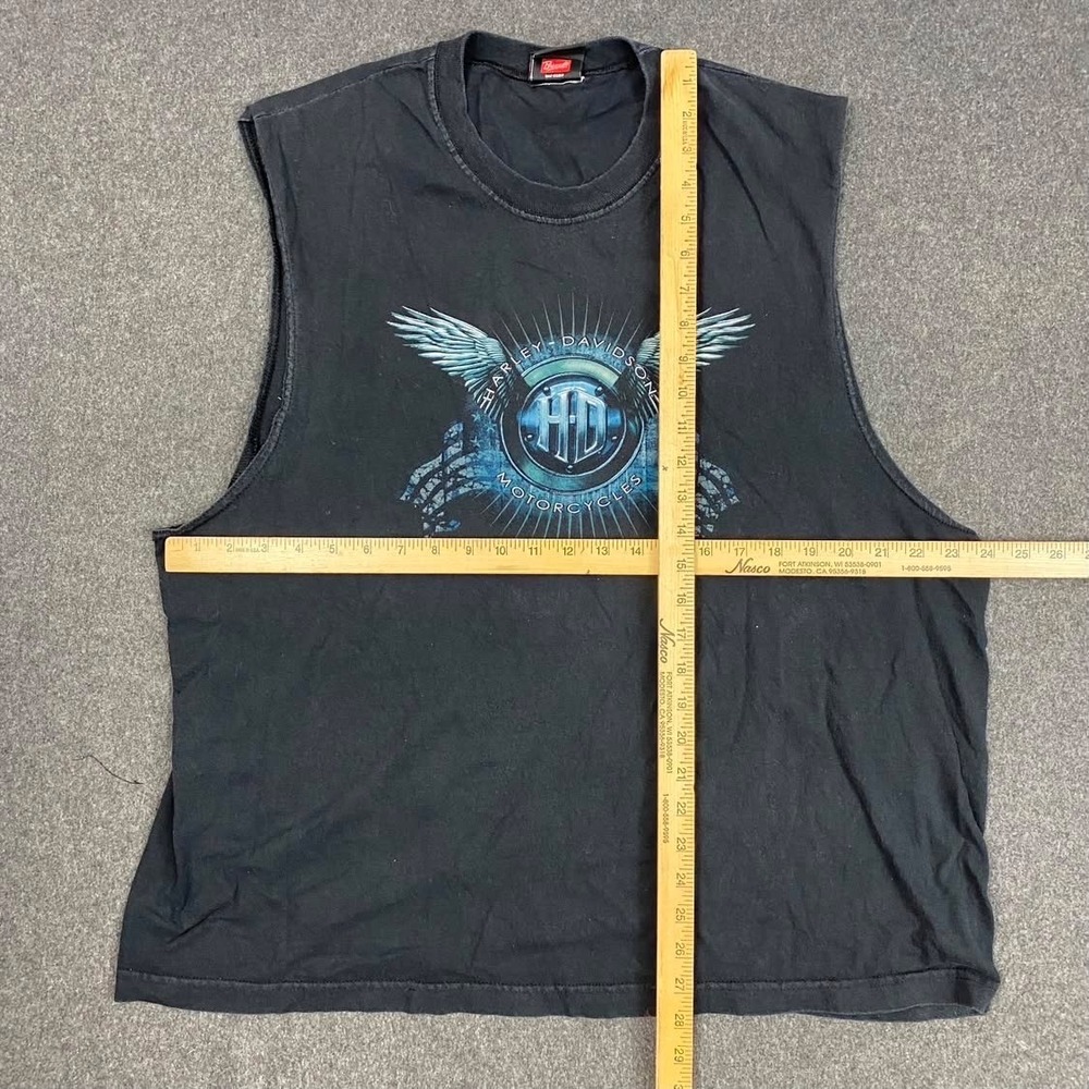 Harley-Davidson Zylstra Elk River MN Sleeveless Muscle Tee Black Mens XL